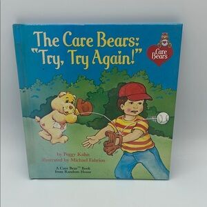 Vintage 1985 Care Bears 'Try, Try Again!' Kids Book
